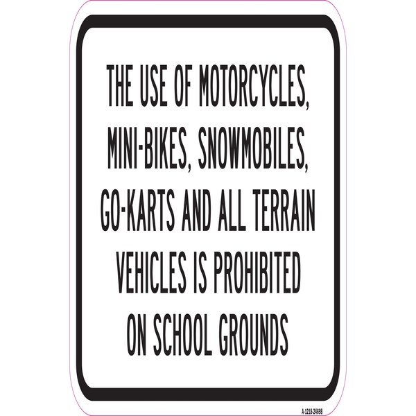 Signmission Safety Sign, 12 in Height, Aluminum, 18 in Length, 24698 A-1218-24698 - main